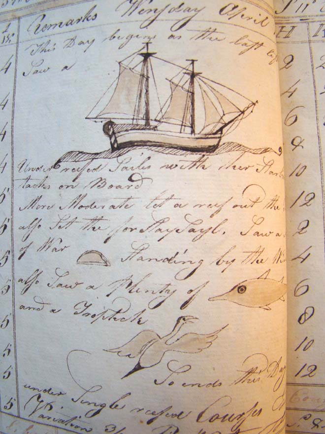 Seth Barlow's Journal made 'for his own amusement' aboard the 'Good Brig Nancy' covering a cruise from New York to Norway and on to Ireland March 26, 1810 to May 20, 1811. — image 3